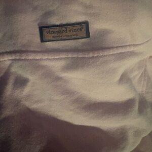 Vineyard Vines Pink Crewneck Tee with Whale Tag